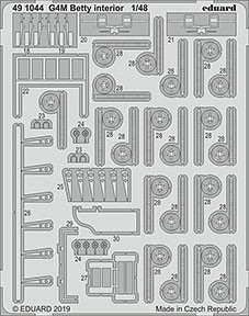 Eduard 491044 SET G4M Betty interior (TAM)