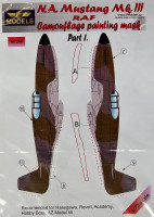 LF Model M7244 Mask N.A. Mustang Mk.III RAF Pt.I (HAS/REV) 1/72