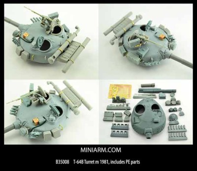 Miniarm 35008 T-64B Башня m1981, включает фототравление 1/35
