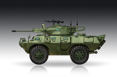 Trumpeter 07441 Бронемашина V-150 Commando с 20-мм пушкой 1/72