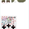 Star Decals 35-C1264 British AFVs in Holland 1944-45 # 2.Walcheren Landings. LVT-4 Buffalo and M29C Weasel 1/35