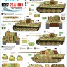 Star Decals 72-A1019 Western Front Pz.Kpfw.VI Tigers # 1. Kompanie s.SS-Pz.Abt 101/501, Pz.Kpfw.VI Tiger I and Pz.Kpfw.VI Tiger II 1/72