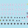 Star Decals 72-A1133 Wiking # 5.5. SS-Wiking in Caucasus 1942-43.Pz III Ausf.J short gun, Pz III Ausf.J long gun and Pz III Ausf.N.Plus generic turret numbers 0-1-2-3-4-5 1/72