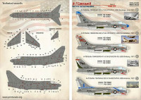 Print Scale 72392 A-7 Corsair II Part 3 & technical stencils 1/72