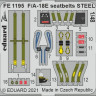 Eduard FE1195 F/A-18E seatbelts STEEL (MENG) 1/48