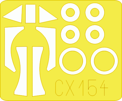 Eduard CX154 Fw 190 blown canopy 1/72 HAS