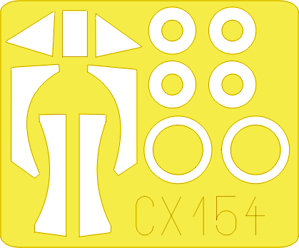 Eduard CX154 Fw 190 blown canopy 1/72 HAS