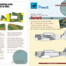 Peewit P77003 Paper Camouflage mask Harvard (SP.HOB.) 1/72