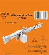 CMK P35041 M60 Machine Gun (2 pcs.) 3D-Print 1/35