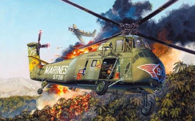 Trumpeter 02881 Вертолет H-34 US MARINES 1/48