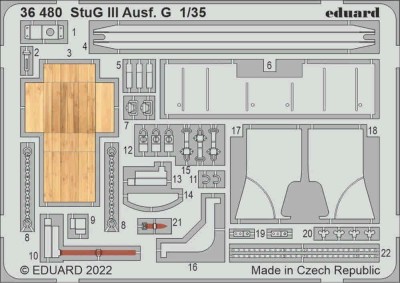 Eduard 36480 SET StuG III Ausf. G (MINA) 1/35