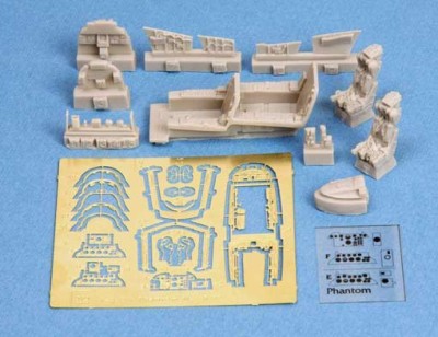 Sbs Model 72004 F-4 E/F Phantom Cockpit Set (REV) 1/72