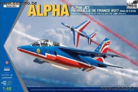 Kinetic K48064 Alpha Jet Patrouille de France 2017 (pack of 2 kits) 1/48