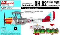 AZ model 74072 DH.82 Tiger Moth Mk.II "International" 1/72