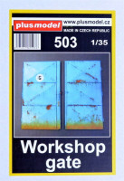 Plus model 503 1/35 Workshop gate