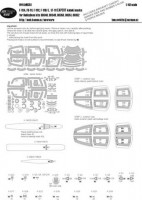 New Ware NWA-M0351 1/48 Mask F-111A,FB-111,F-111C,D/E, EF-111 EXPERT