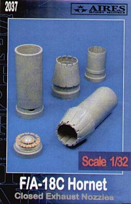 Aires 2037 F/A-18C/D Hornet exhaust nozzles - closed position 1/32