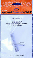 QuickBoost QB72581 MiG-21MF undercarriage covers (EDU) 1/72