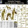 Master Box 35237 German Drivers, WWII Era (4 fig. & dog) 1/35