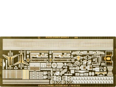 White Ensign Models PE 0768 USS BALTIMORE/PITTSBURGH for Trumpeter kits 1/700
