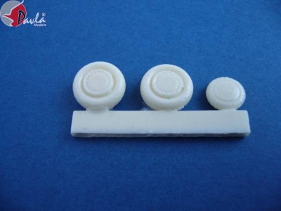Pavla Models U72-07 Wheels for Me 262 Schwalbe 1:72