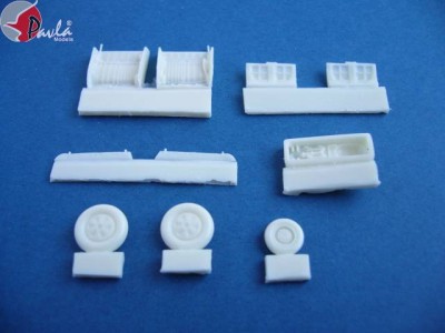 Pavla Models U72-13 Wheel and whell well for MiG-21PF and newer variants 1:72