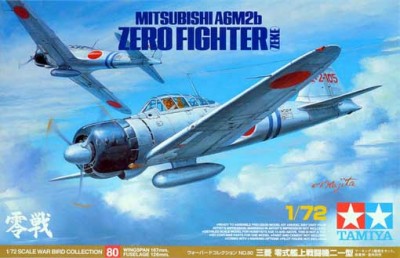 Tamiya 60780 Mitsubishi A6M2b (ZEKE) - Zero Fighter 1/72
