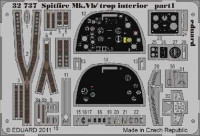 Eduard 32737 1/32 Цветное Фототравление для Spitfire Mk.Vb/ trop interior S.A.