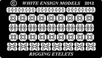 White Ensign Models PE 4803 RSAL BIPLANE RIGGING EYELETS (1/72, 1/48, and 1/32 scale aircraft) UNIVE