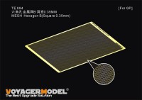 Voyager Model TE094 MESH Hexagon B (Square 0.35mm) (For All) 1/35