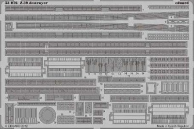 Eduard 53076 1/350 Фототравление для Z-39 destroyer 1/350