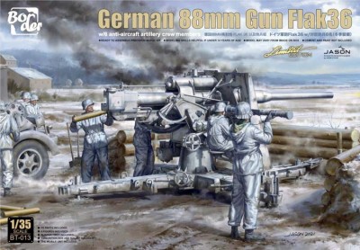 Border Model BT-013 88 мм Flak 37 1/35