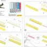 Микродизайн 048071 Як-7Б (Звезда) посадочные щитки 1/48