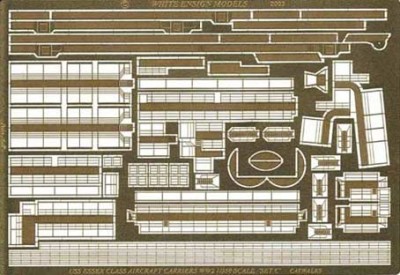 White Ensign Models PE 35054 USS ESSEX &quot;Perforated Catwalks &quot; 1/350
