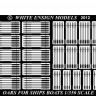 White Ensign Models PE 35159 OARS FOR SHIPS' BOATS 1/350