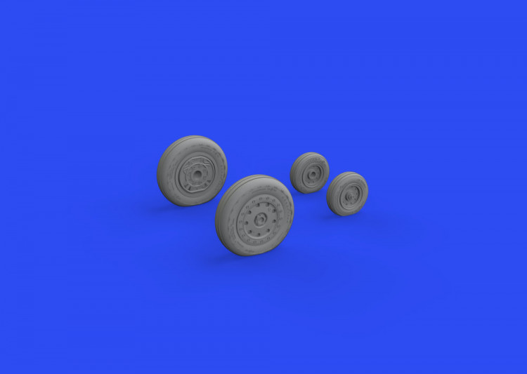 Eduard 648682 BRASSIN F-4B wheels (TAM) 1/48