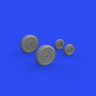 Eduard 648682 BRASSIN F-4B wheels (TAM) 1/48