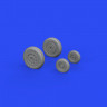 Eduard 648682 BRASSIN F-4B wheels (TAM) 1/48
