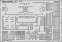 Eduard 36524 SET Leopard 2 A7V (TAM) 1/35
