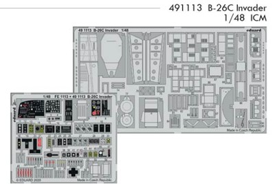 Eduard 491113 SET B-26C Invader (ICM)