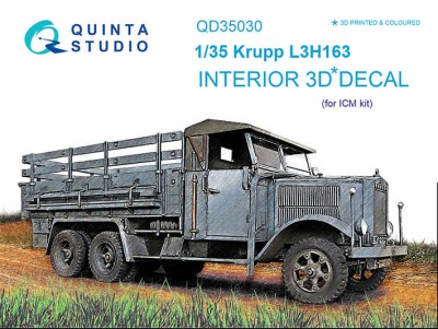 Quinta studio QD35030 Krupp L3H163 (для модели ICM) 1/35