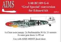 Aims AIMS48P011 Messerschmitt Bf-109G-6 'Graf Special' 1/48