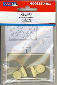 AML AMLA48041 Bf 109 K-4 wheels &amp; paint mask (HAS) 1/48