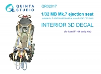 Quinta studio QR32017 Кресло MB Mk.7 для семейста F-104 (Italeri) 1/32