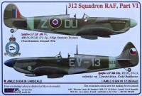 AML AMLC48034 Декали 312 Squadron RAF Part VI. 1/48