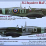 AML AMLC48034 Декали 312 Squadron RAF Part VI. 1/48