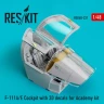 Reskit U48231 F-111A/E Cockpit w/ 3D decals (ACAD) 1/48