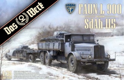 Das Werk DW35003 Faun L900 с прицепом Sd.Ah.115 1/35