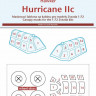 Peewit M72277 Canopy mask Hawker Hurricane IIc (ZVE) 1/72