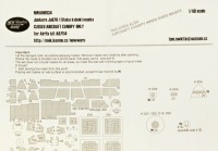 New Ware NWA-M0134 Mask Ju87B-1 Stuka CLOSED CANOPY (AIRFIX) 1/48